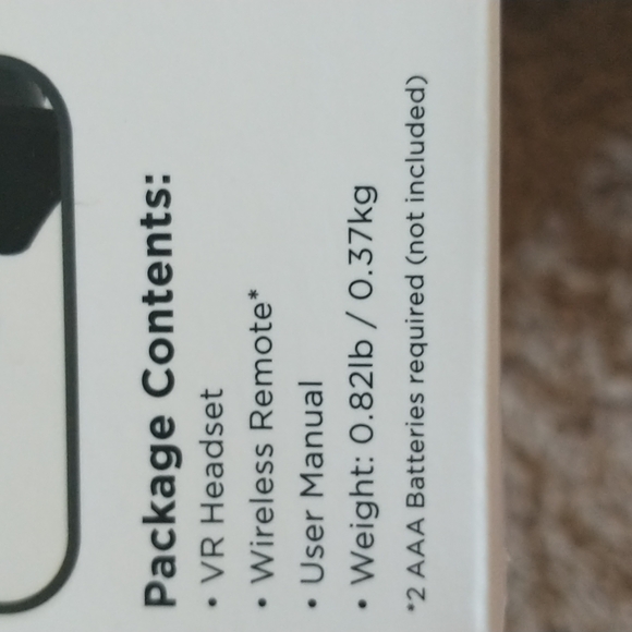 Virtual Reality Headset &Remote BRAND NEW - Picture 8 of 10